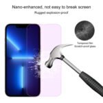 For iPhone 13 / 13 Pro Purple Light Eye Protection Tempered Glass Film