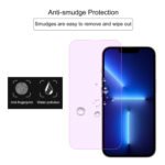 For iPhone 13 / 13 Pro Purple Light Eye Protection Tempered Glass Film