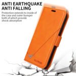 For Xiaomi Mi 11 GQUTROBE Right Angle Leather Phone Case(Orange)