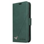 For Xiaomi Mi 11 GQUTROBE Right Angle Leather Phone Case(Green)