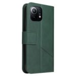 For Xiaomi Mi 11 GQUTROBE Right Angle Leather Phone Case(Green)