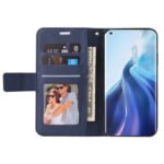 For Xiaomi Mi 11 GQUTROBE Right Angle Leather Phone Case(Blue)