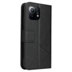 For Xiaomi Mi 11 GQUTROBE Right Angle Leather Phone Case(Black)