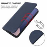 For Xiaomi 12 5G Magnetic Closure Leather Phone Case(Blue)