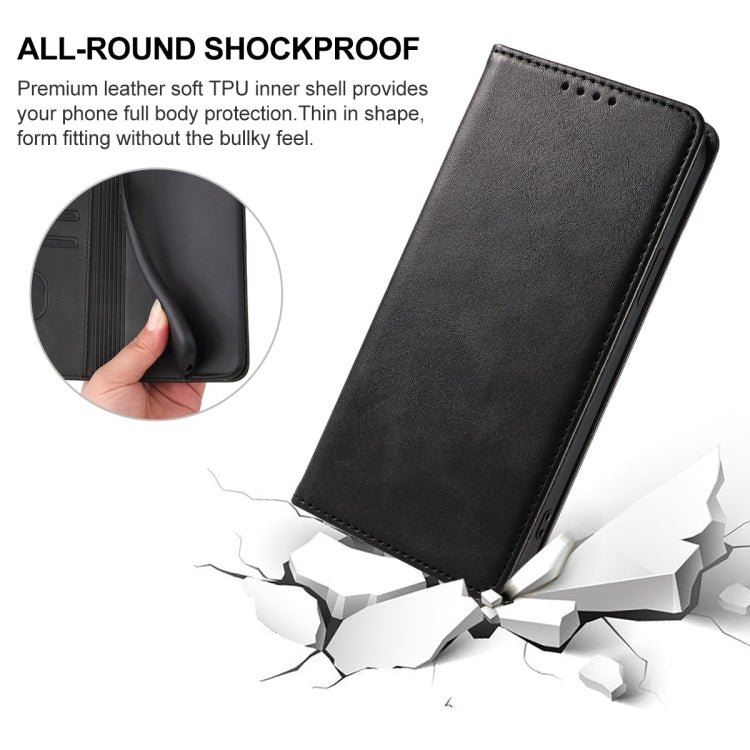 For Xiaomi Mi 11 Ultra Magnetic Closure Leather Phone Case(Black)