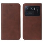 For Xiaomi Mi 11 Ultra Magnetic Closure Leather Phone Case(Brown)
