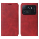 For Xiaomi Mi 11 Ultra Magnetic Closure Leather Phone Case(Red)