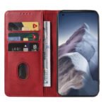 For Xiaomi Mi 11 Ultra Magnetic Closure Leather Phone Case(Red)