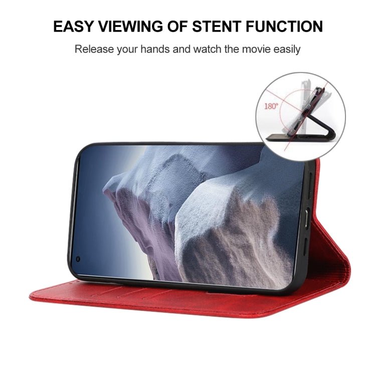 For Xiaomi Mi 11 Ultra Magnetic Closure Leather Phone Case(Red)