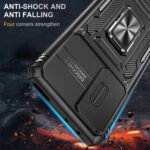 For Xiaomi 12 Armor PC + TPU Camera Shield Phone Case(Black)