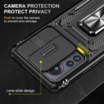 For Xiaomi 12 Armor PC + TPU Camera Shield Phone Case(Black)