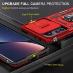 For Xiaomi 12 Armor PC + TPU Camera Shield Phone Case(Red)