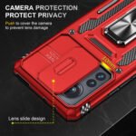 For Xiaomi 12 Armor PC + TPU Camera Shield Phone Case(Red)