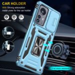 For Xiaomi 12 Armor PC + TPU Camera Shield Phone Case(Light Blue)