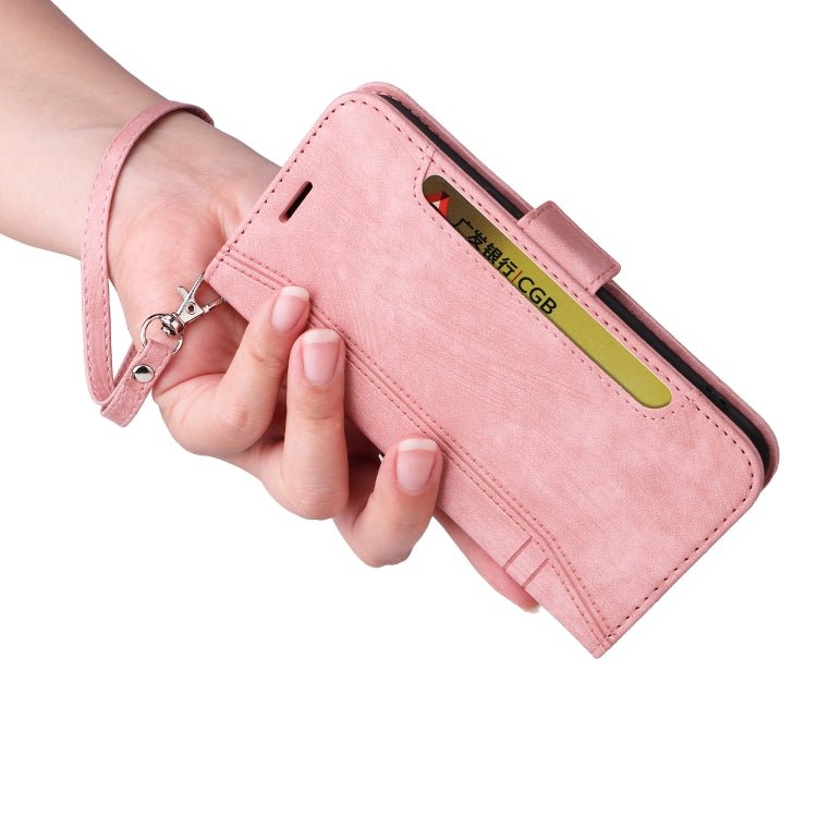 For Xiaomi 12 BETOPNICE Dual-side Buckle Leather Phone Case(Pink)