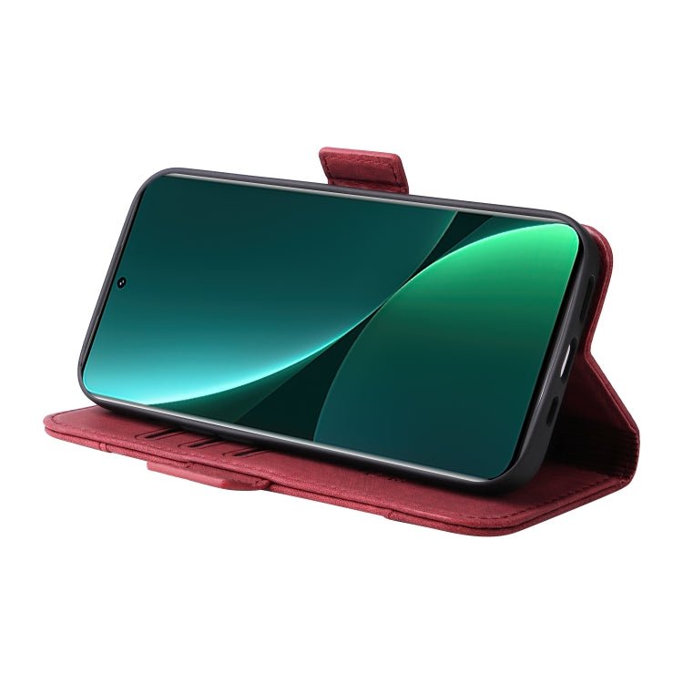 For Xiaomi 12 BETOPNICE Dual-side Buckle Leather Phone Case(Red)