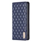 For Xiaomi 12 Pro Diamond Lattice Magnetic Leather Flip Phone Case(Blue)