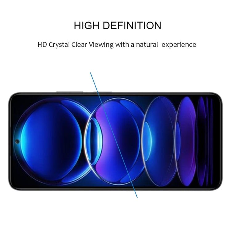 For Xiaomi Redmi Note 12 China Full Glue Full Cover Screen Protector Tempered Glass Film