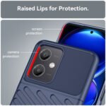 For Xiaomi Redmi Note 12 China Thunderbolt Shockproof TPU Protective Soft Phone Case(Blue)