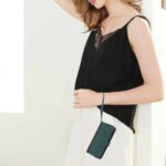 For Samsung Galaxy S21 5G Side Buckle Double Fold Hand Strap Leather Phone Case(Dark Green)
