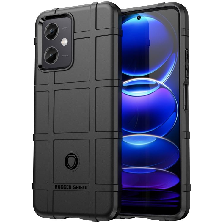 For Xiaomi Redmi Note 12 China Full Coverage Shockproof TPU Phone Case(Black)