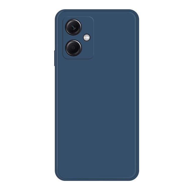 For Xiaomi Redmi Note 12 China Imitation Liquid Silicone Straight Edge Phone Case(Blue)