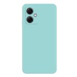 For Xiaomi Redmi Note 12 China Imitation Liquid Silicone Straight Edge Phone Case(Sky Blue)