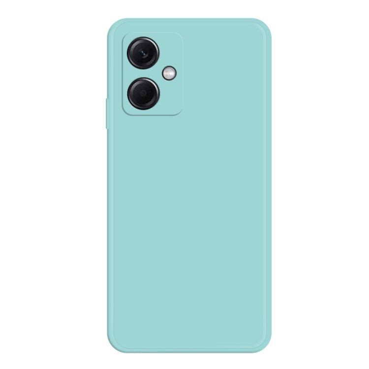 For Xiaomi Redmi Note 12 China Imitation Liquid Silicone Straight Edge Phone Case(Sky Blue)