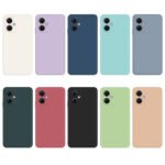 For Xiaomi Redmi Note 12 China Imitation Liquid Silicone Straight Edge Phone Case(Matcha Green)