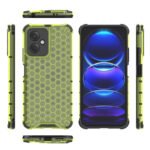 For Xiaomi Redmi Note 12 China Shockproof Honeycomb PC + TPU Phone Case(Green)