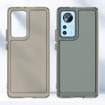 For Xiaomi 12 Pro Candy Series TPU Phone Case(Transparent Grey)