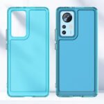 For Xiaomi 12 Pro Candy Series TPU Phone Case(Transparent Blue)