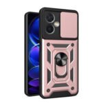 For Xiaomi Redmi Note 12 China Sliding Camera Design TPU + PC Phone Case(Rose Gold)