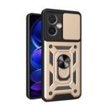 For Xiaomi Redmi Note 12 China Sliding Camera Design TPU + PC Phone Case(Gold)