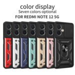 For Xiaomi Redmi Note 12 China Sliding Camera Design TPU + PC Phone Case(Rose Gold)