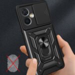 For Xiaomi Redmi Note 12 China Sliding Camera Design TPU + PC Phone Case(Silver)