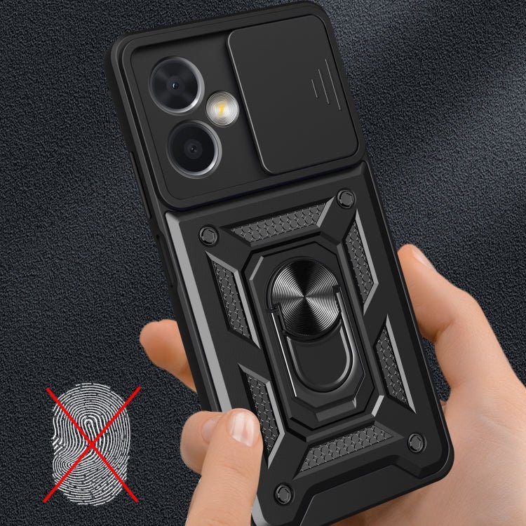 For Xiaomi Redmi Note 12 China Sliding Camera Design TPU + PC Phone Case(Silver)