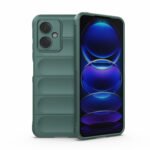 For Xiaomi Redmi Note 12 China Magic Shield TPU + Flannel Phone Case(Dark Green)