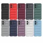 For Xiaomi Redmi Note 12 China Magic Shield TPU + Flannel Phone Case(Grey)