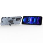 For Xiaomi Redmi Note 12 China PC + TPU Shockproof Protective Phone Case with Magnetic Ring Holder(Navy Blue)