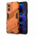For Xiaomi Redmi Note 12 China Punk Armor 2 in 1 PC + TPU Phone Case with Invisible Holder(Orange)