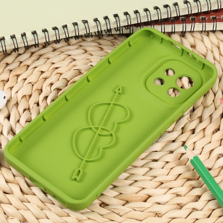 For Xiaomi Mi 11 Liquid Airbag Decompression Phone Case(Grass Green)