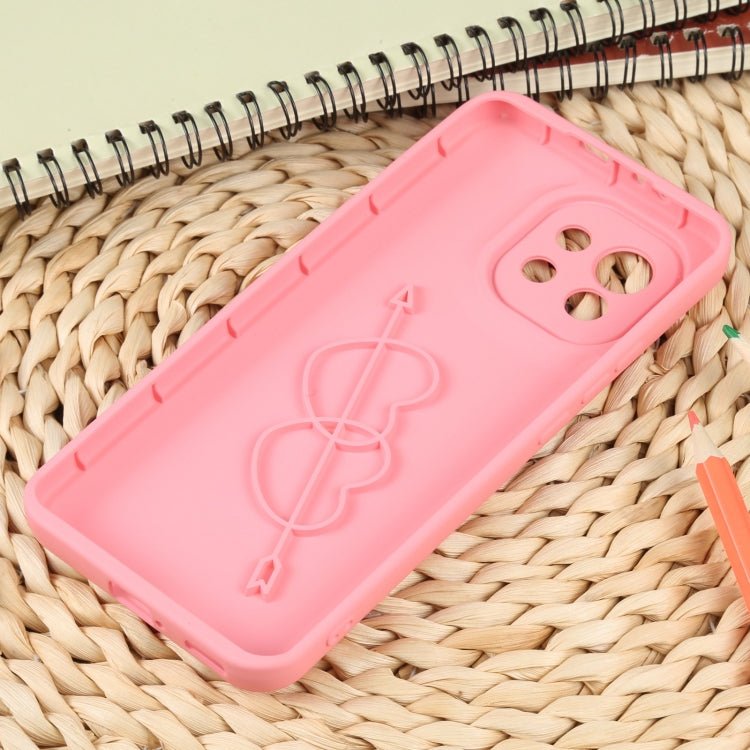 For Xiaomi Mi 11 Liquid Airbag Decompression Phone Case(Pink)