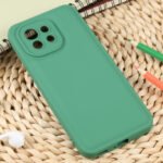 For Xiaomi Mi 11 Liquid Airbag Decompression Phone Case(Retro Green)