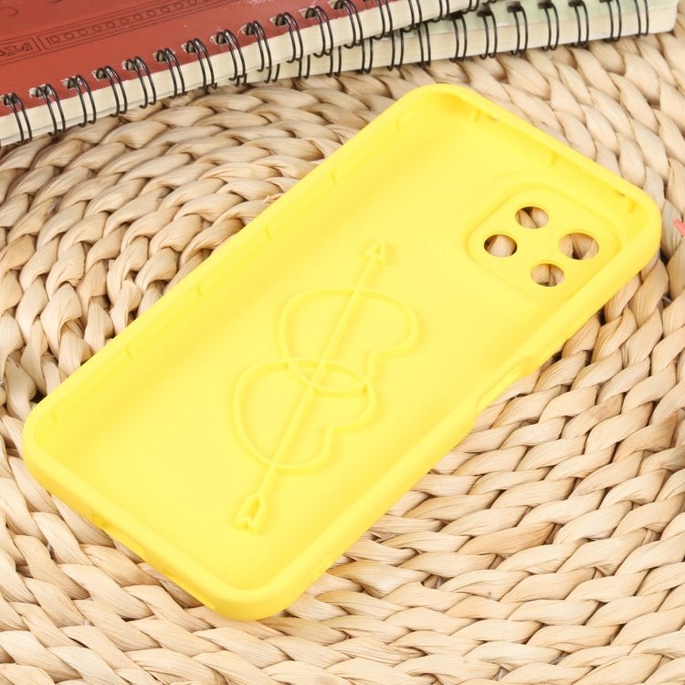 For Xiaomi Mi 11 Lite Liquid Airbag Decompression Phone Case(Lemon Yellow)