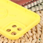 For Xiaomi Mi 11 Lite Liquid Airbag Decompression Phone Case(Lemon Yellow)