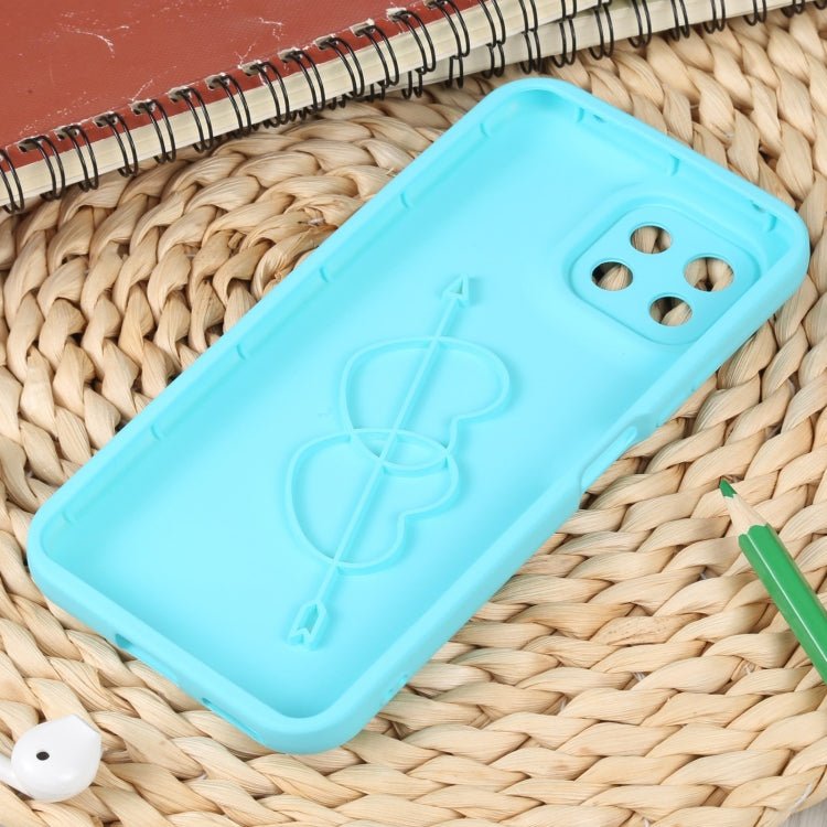For Xiaomi Mi 11 Lite Liquid Airbag Decompression Phone Case(Mint Blue)