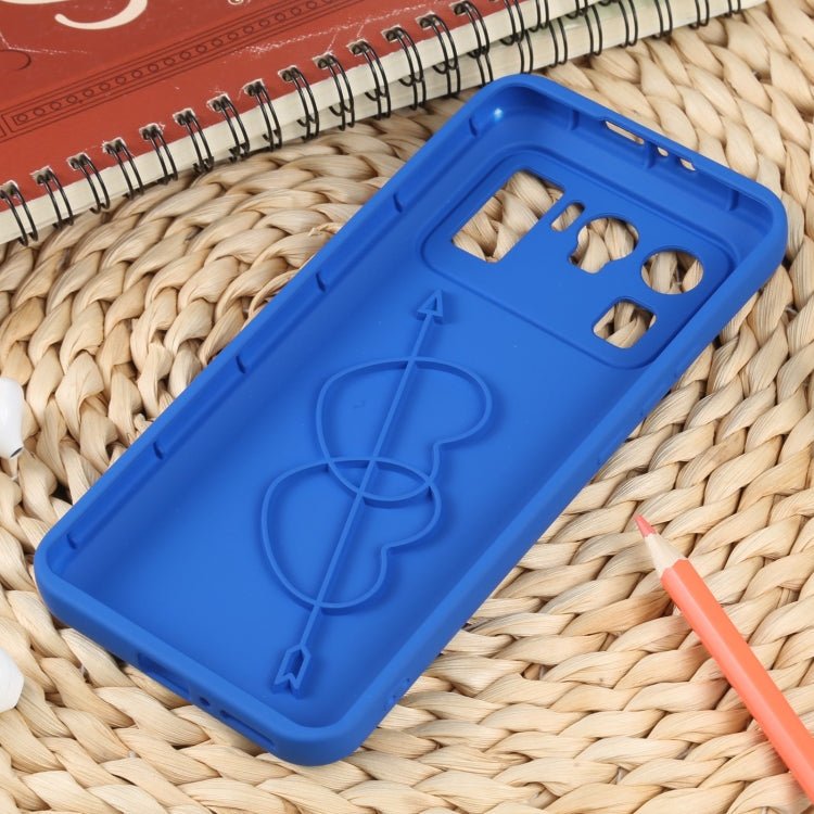 For Xiaomi Mi 11 Ultra Liquid Airbag Decompression Phone Case(Blue)