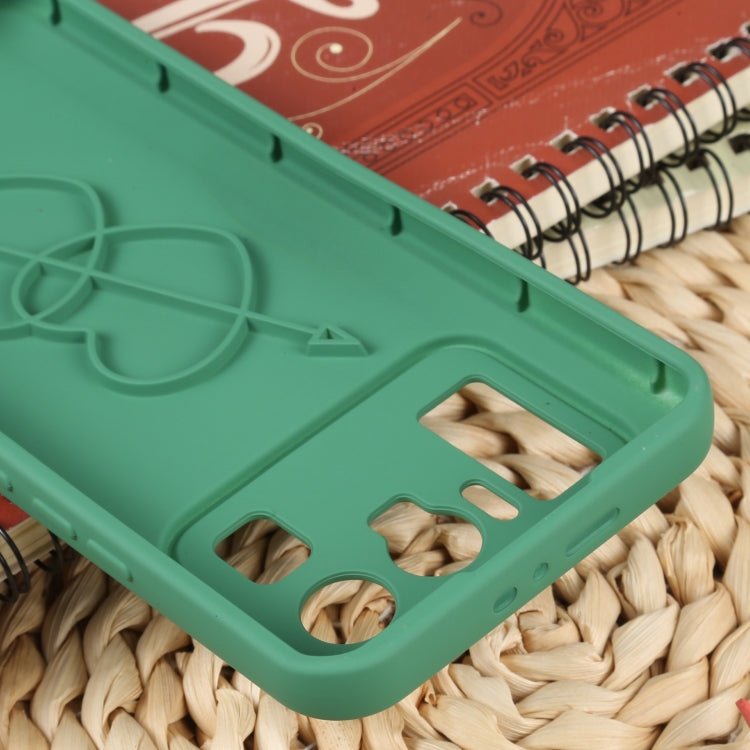 For Xiaomi Mi 11 Ultra Liquid Airbag Decompression Phone Case(Retro Green)
