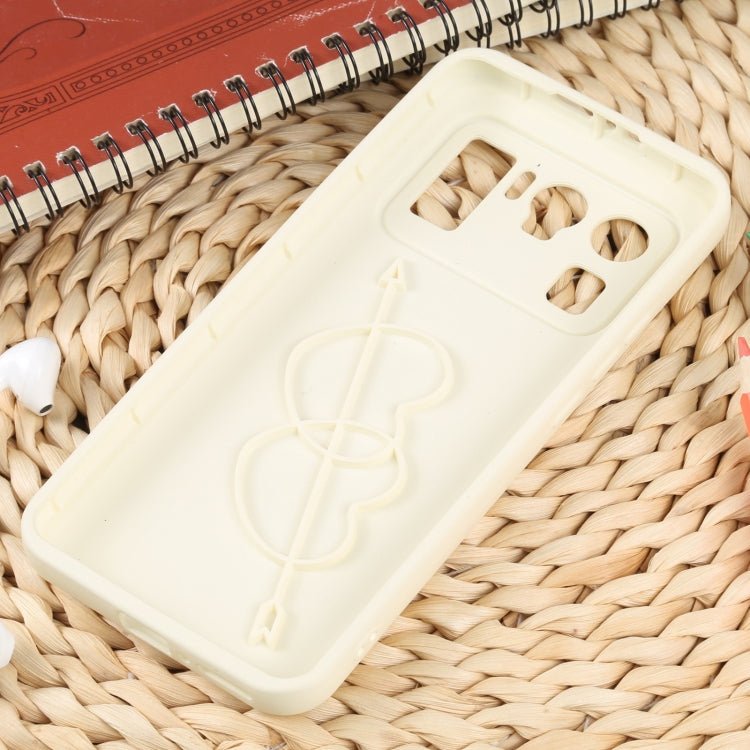 For Xiaomi Mi 11 Ultra Liquid Airbag Decompression Phone Case(Antique White)